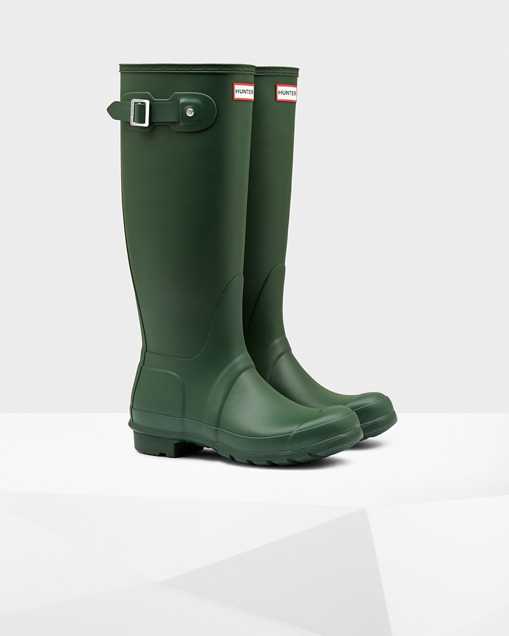 Galochas Altas Hunter Feminina Verdes - Original - 08OBTHXYW